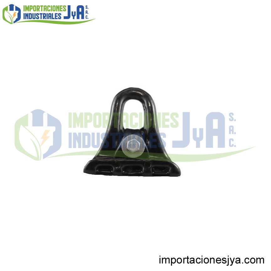 GRAPA SUSPENSIÓN TIPO MANITO PLASTIFICADA C/PERNO GALV.