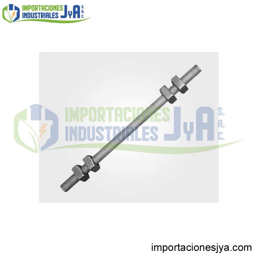 PERNO DOBLE ARMADO F.G. DE 3/4 X 16´´ C/ 4 TUERCAS