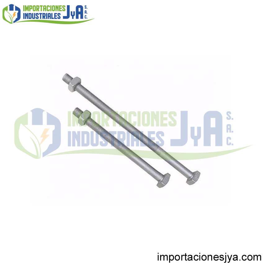 PERNO MAQUINADO F.G DE 5/8 X 22´´ C/TUERCA Y CONTRATUERCA