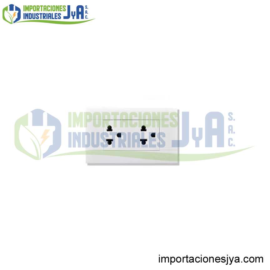 TOMACORRIENTES  DOBLES BLANCAS