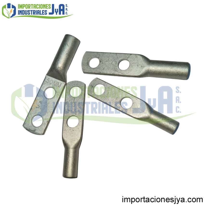 TERMINAL A COMPRESIÓN TIPO DOBLE OJO CU/ES. 50MM2