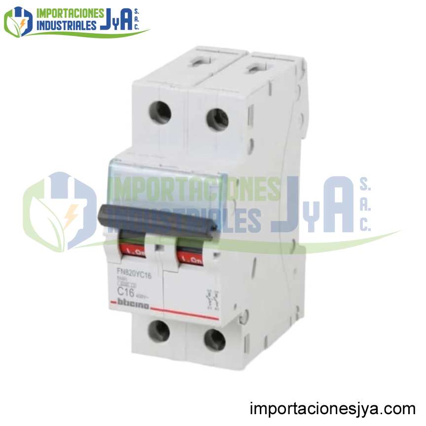 INTERRUPTOR TERMOMAGNÉTICO 2X80A 220V-10KA BTICINO LEGRAND