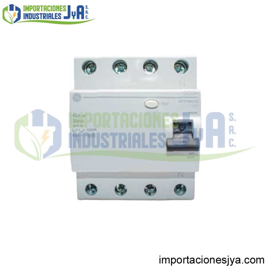 INTERRUPTOR DIFERENCIAL 4X25A 30MA 230V GENERAL ELECTRIC