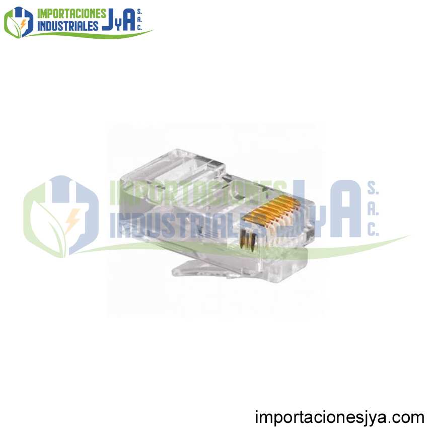 CONECTOR RJ45 CAT6 TRANSPARENTE