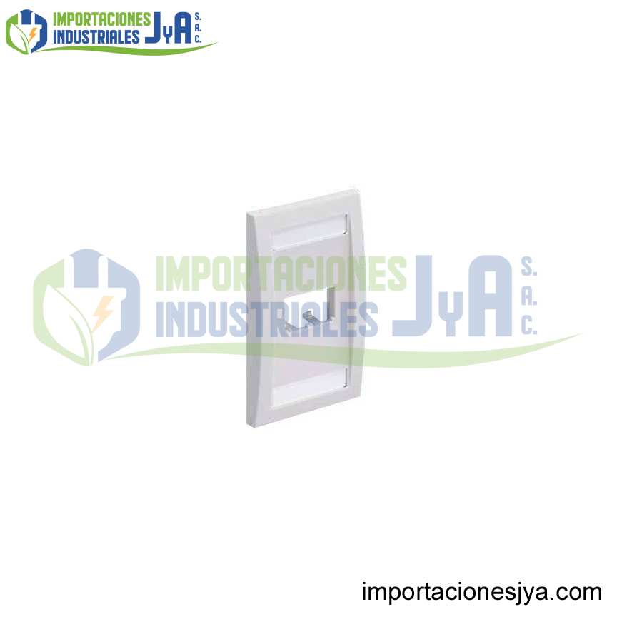 FACE PLATE DE 4PUERTOS BLANCO/MARFIL PANNET