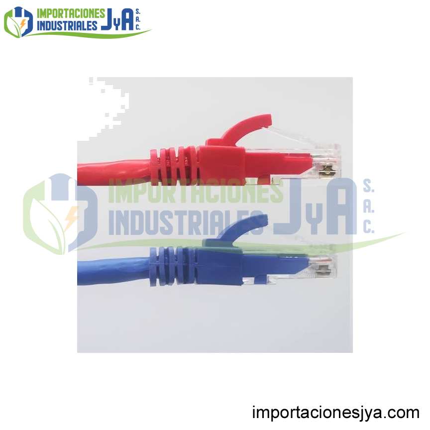 PACHCORD CAT6 LSZH ROJO/NEGRO/AZUL 1MTS