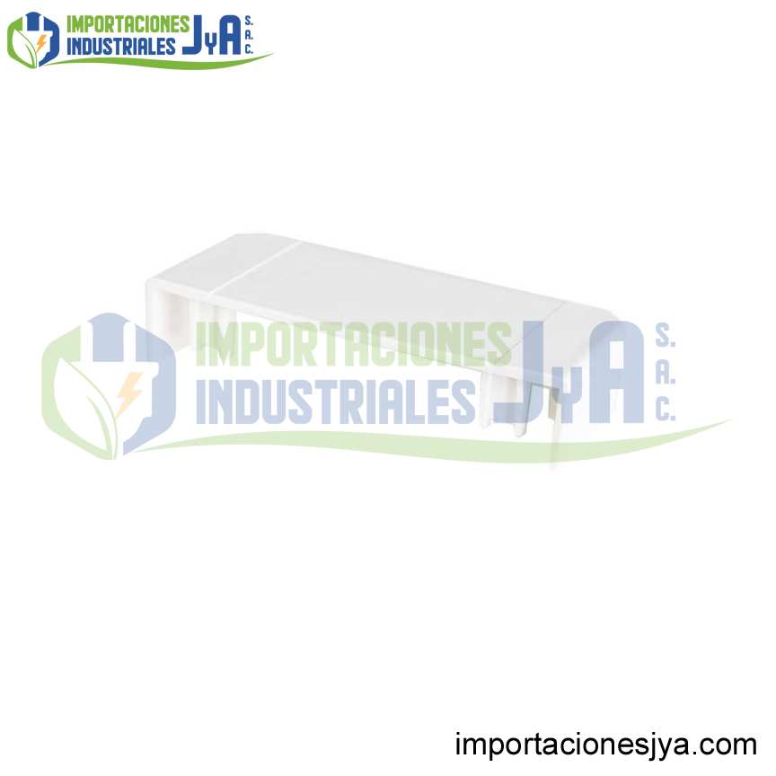 ACCESORIO DE CANALETA 40X40 TAPA FINAL