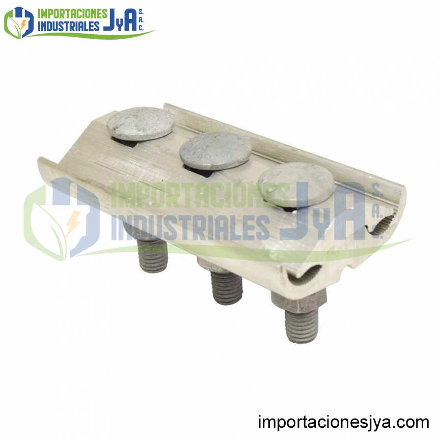 CONECTOR DOBLE VIA AL35MM/120MM 3 PERNOS